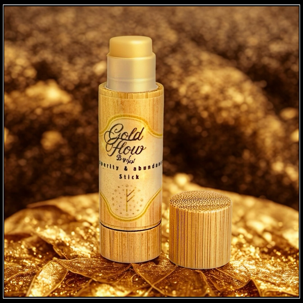 סטיק זימון שפע ופרנסה Gold Flow - Ritual Stick for Attracting Prosperity, Success & Abundance