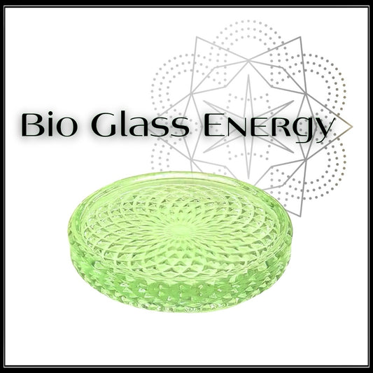 Bio Glass Energy Disc for charging and energetically balancing water and the environment