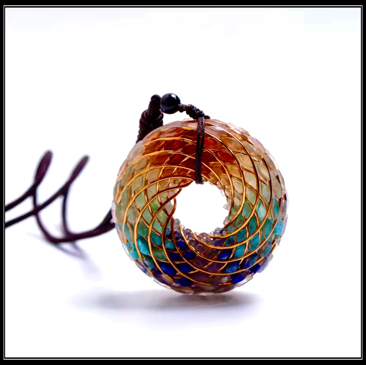 Quantum Energy Generator "Torus" (Rodin Coil) – Hand Creation for Balance, Protection and Harmony