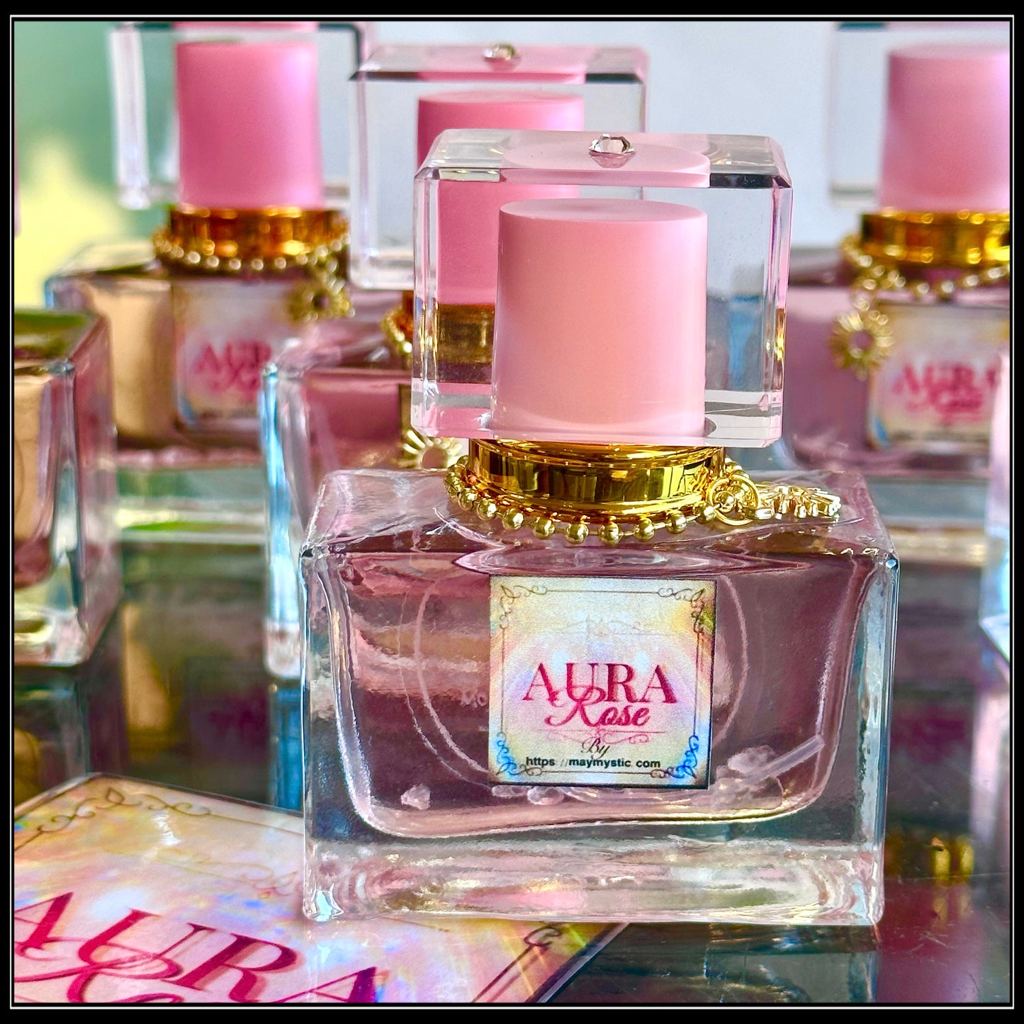 ספריי הילה ורודה Rose Aura