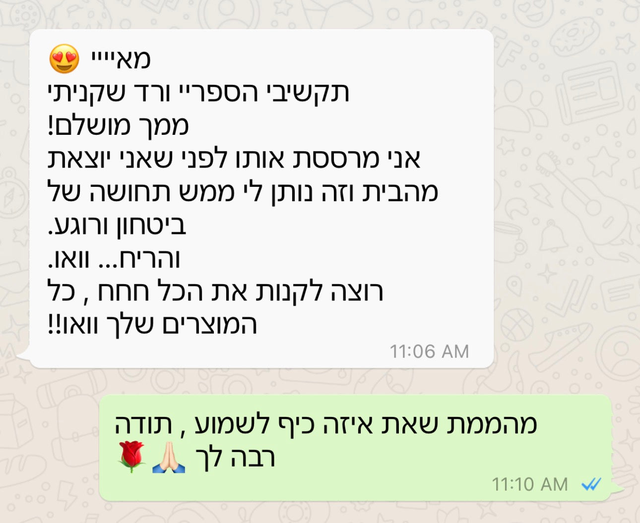 ספריי הילה ורודה Rose Aura