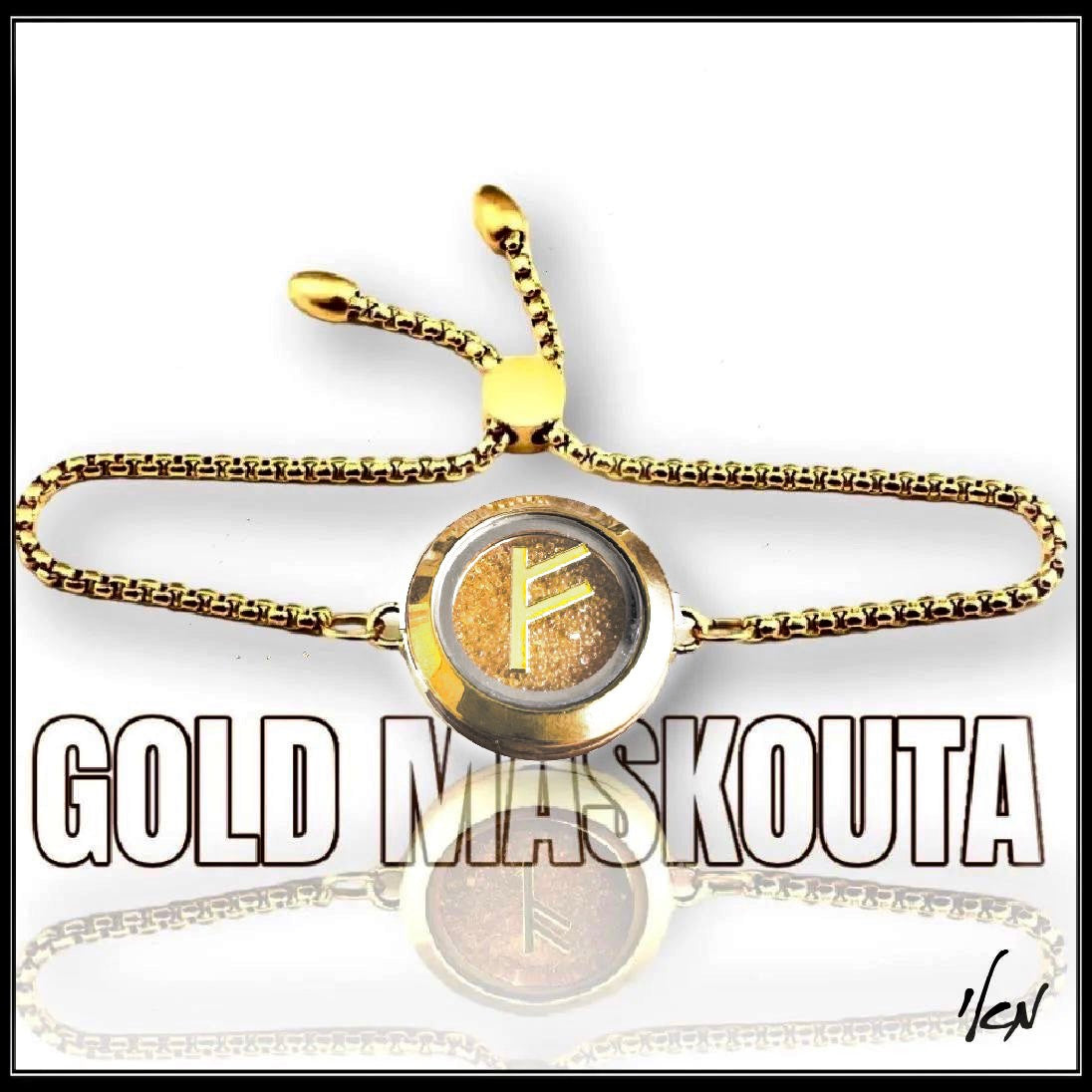 צמיד fehu מסקוטה זהב - Gold Maskouta Bracelet Fehu