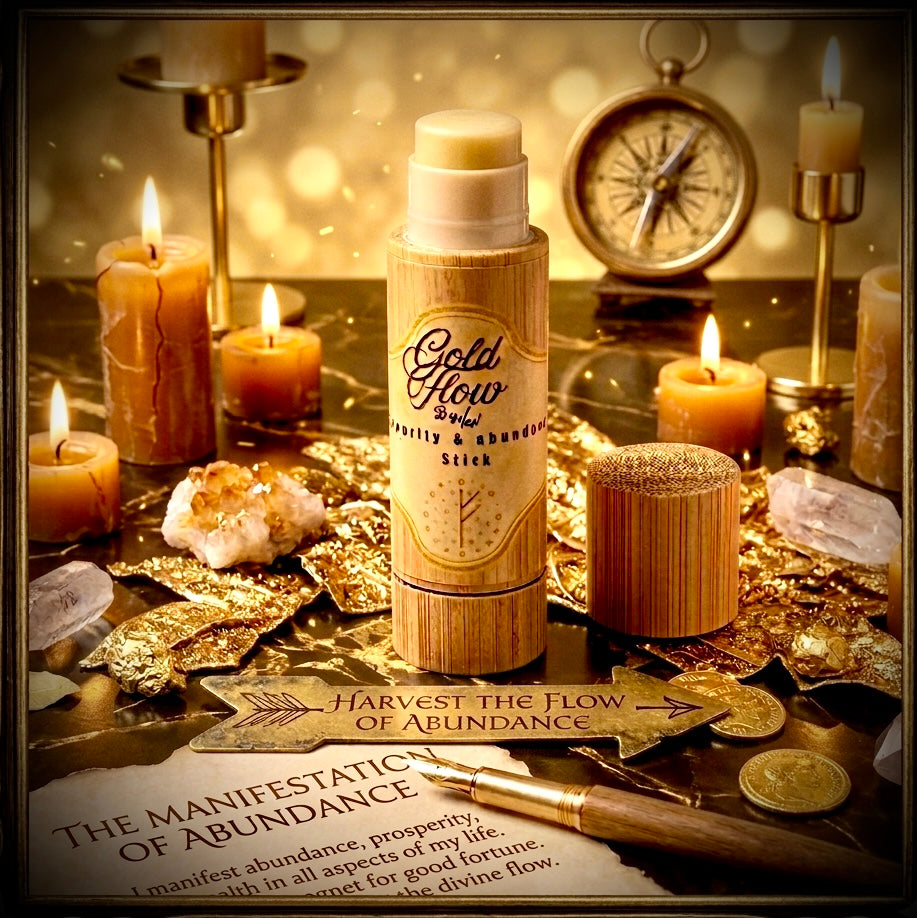 Gold Flow וסטיק אנרגטי זימון הצלחה, שפע ופרנסה Gold Flow – may-mysticboutique