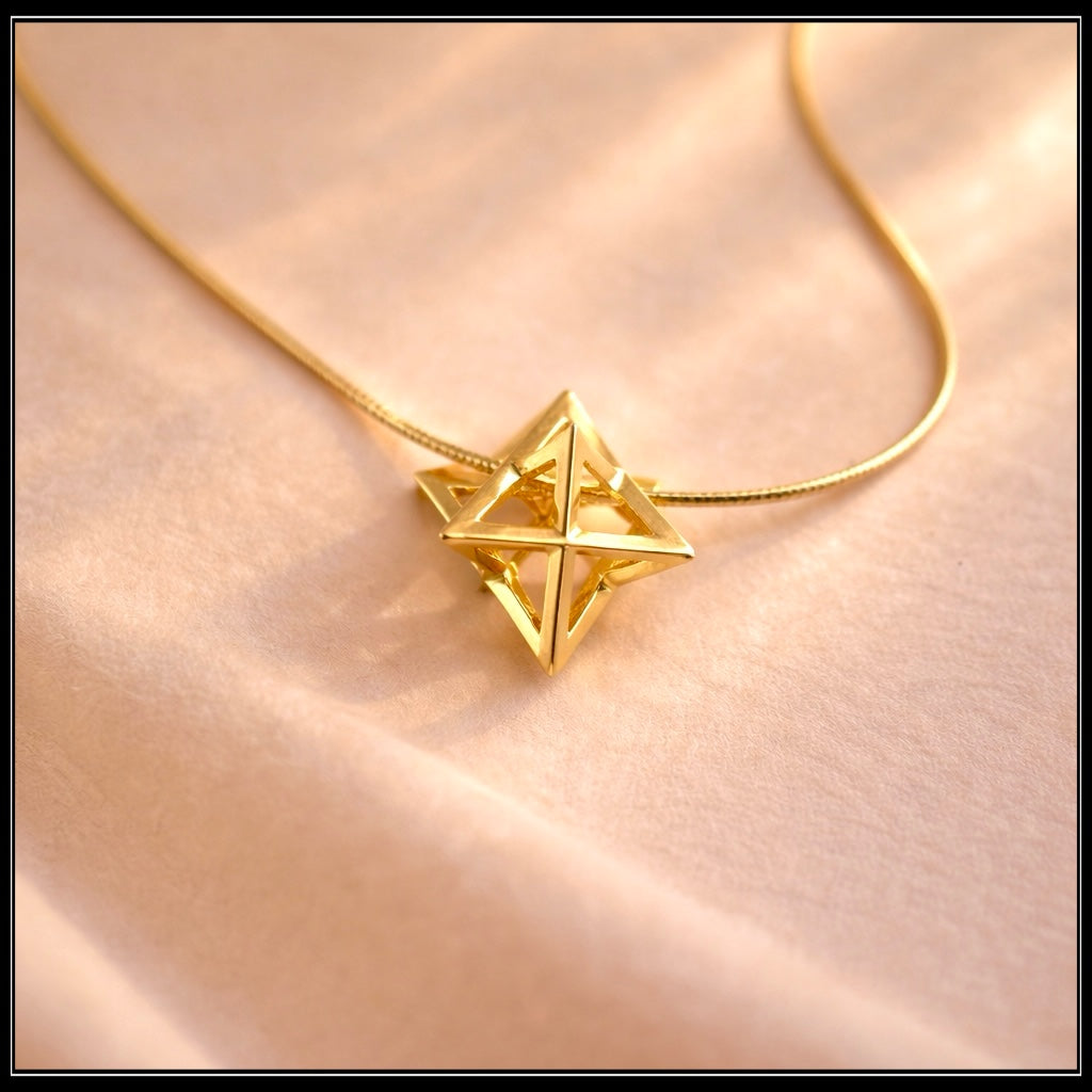 שרשרת מרכבה מצופה זהב 24 קראט