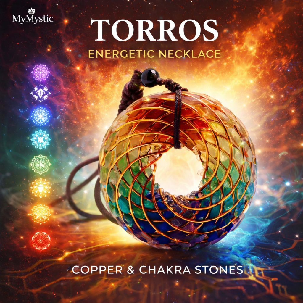 Quantum Energy Generator "Torus" (Rodin Coil) – Hand Creation for Balance, Protection and Harmony