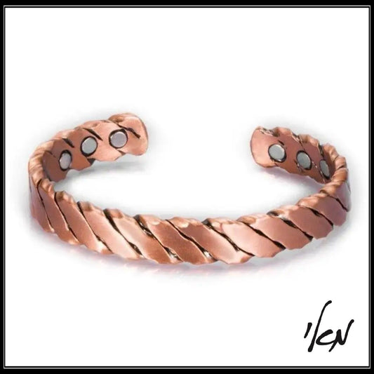 צמיד נחושת לריפוי בשילוב מגנטיים-copper bracelet