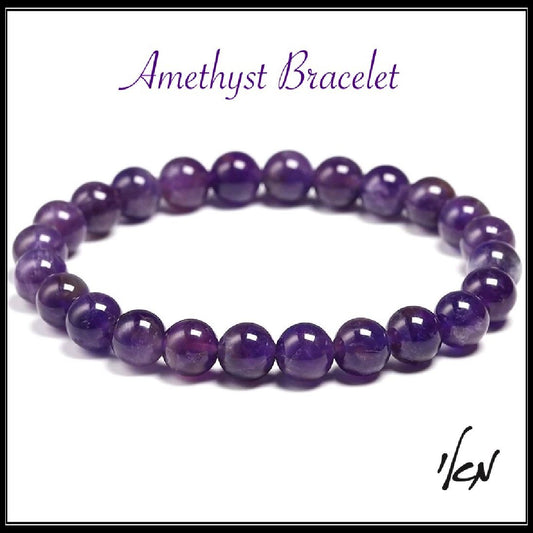 צמיד אבן חן אמטיסט - Amethyst bracelet