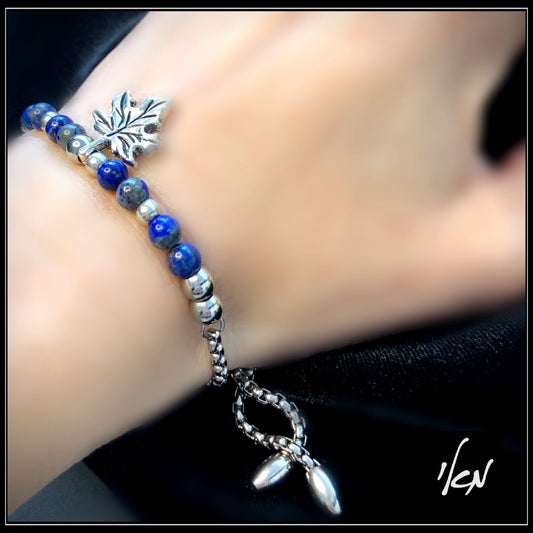 צמיד אבן לפיס לזולי - Lapis Lazuli Bracelet