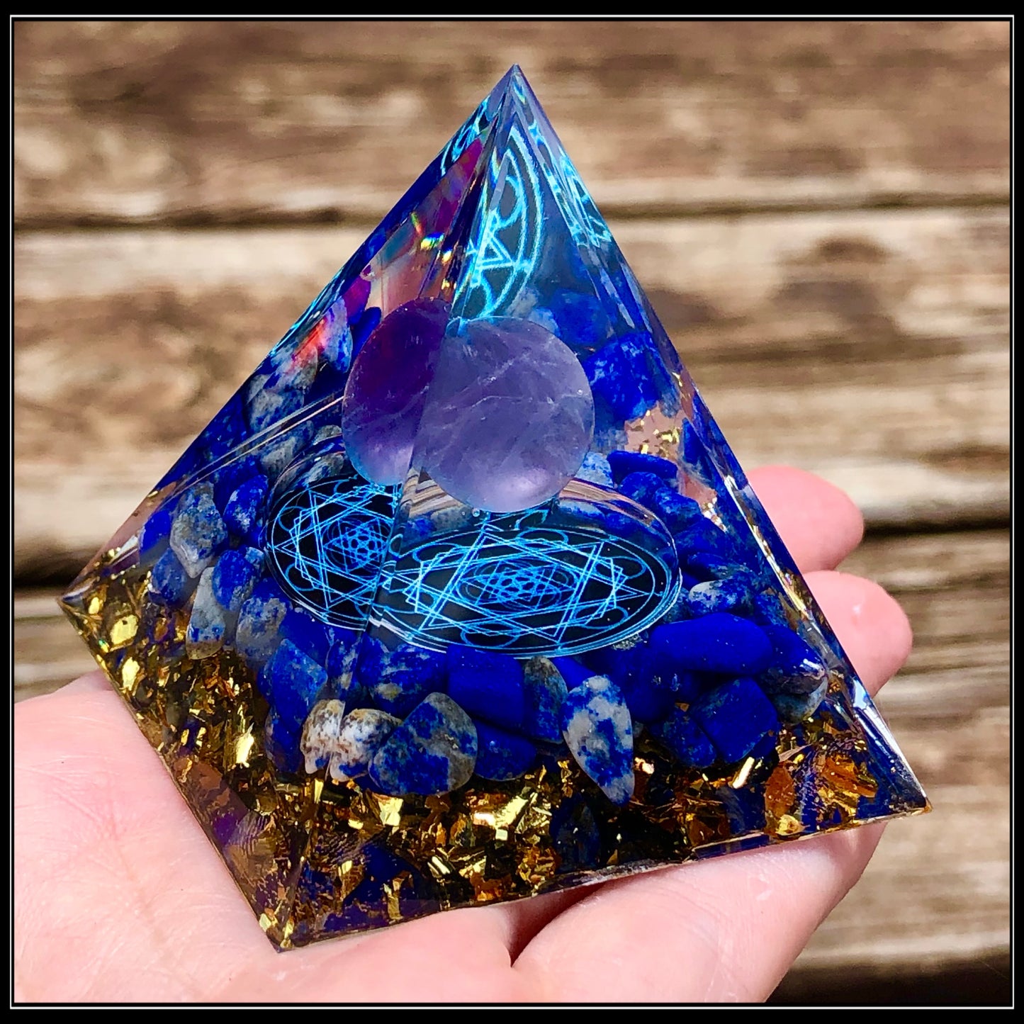 - orgonite Lapis Lazuli - אורגונייט לפיס לזולי