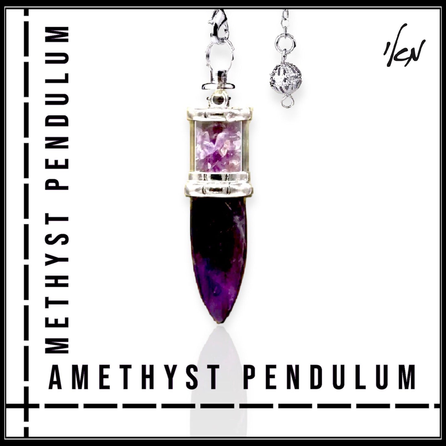 מטוטלת אבני אמטיסט - Amethyst pendulum
