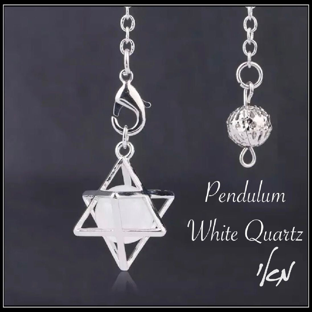 מטוטלת "מרכבה" אבן חן - Merkaba Pendulum