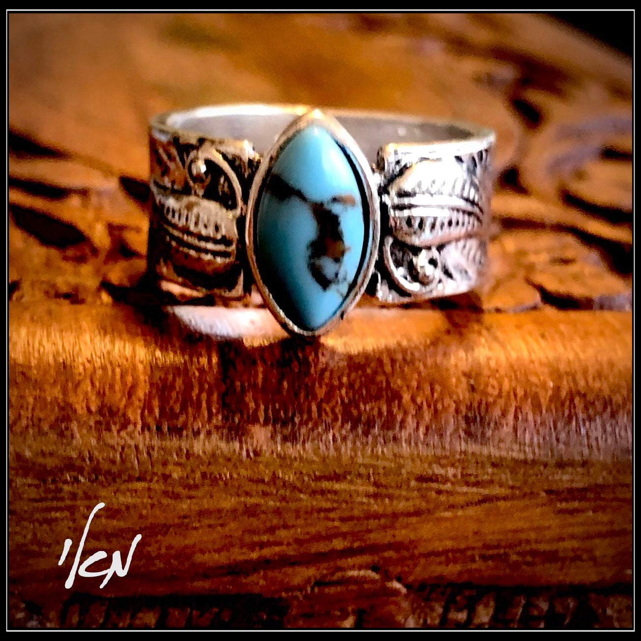 - ring turquoise - טבעת אבן טורקיז