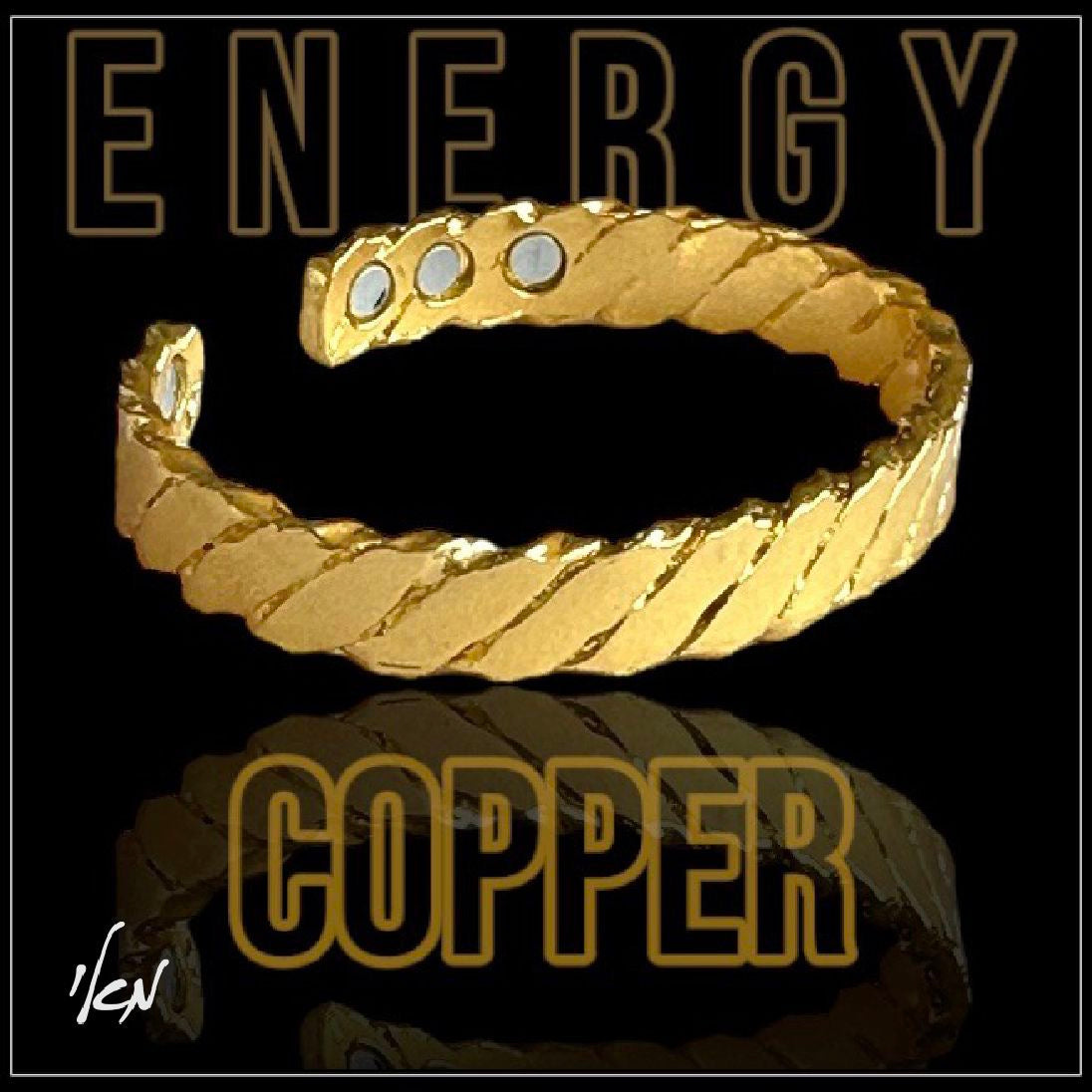 -copper bracelet- צמיד נחושת בשילוב מגנטיים