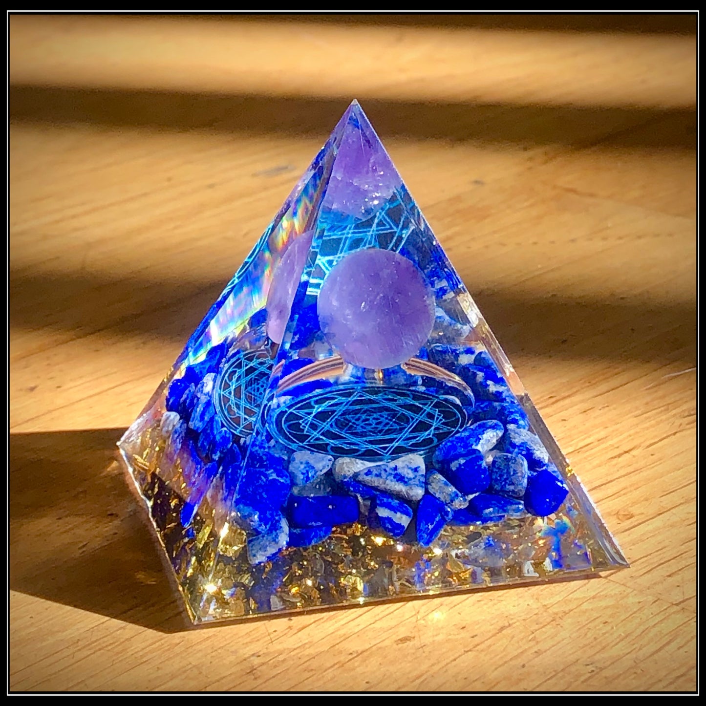 - orgonite Lapis Lazuli - אורגונייט לפיס לזולי