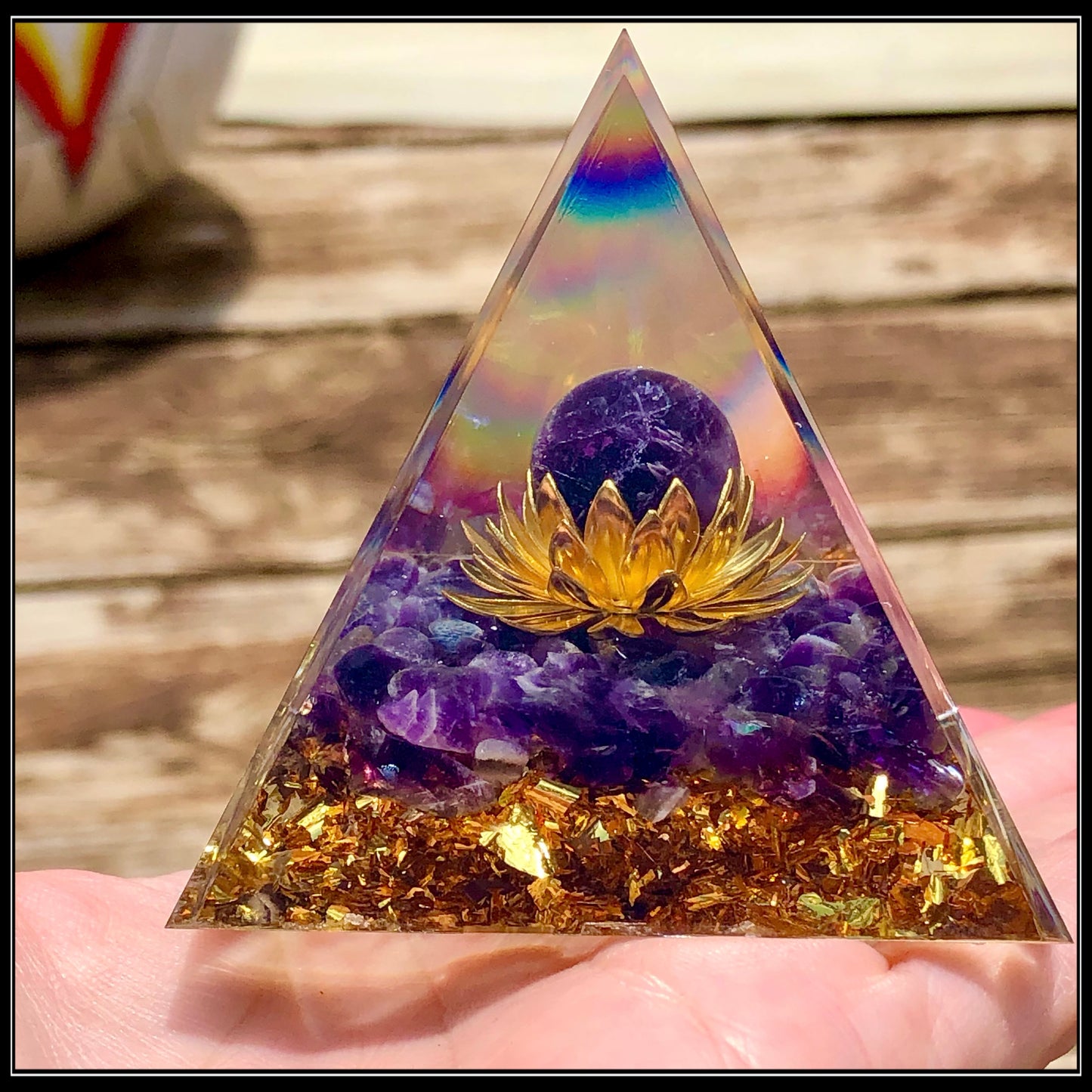 Orgonite Lotus _ אורגונייט לוטוס