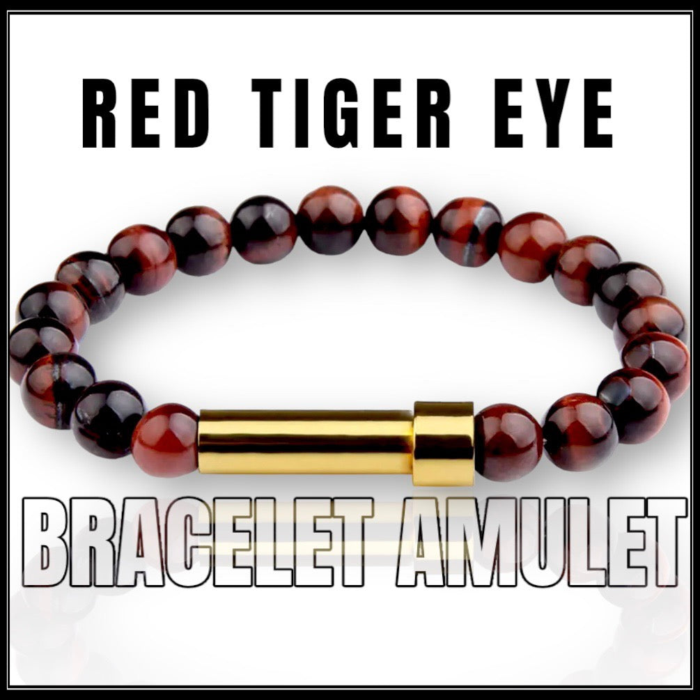 צמיד קמע להגנה טייגר איי-bracelet amulet Tiger eye